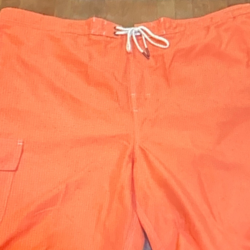 George Men's Bright Orange Swim Board Shorts